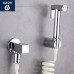 Azos Bidet Faucet Pressurized Sprinkler Head Brass Chrome Cold Water Single Function Toilet Wash Bathroom SquarePJPQ014CA - B07D1YR679